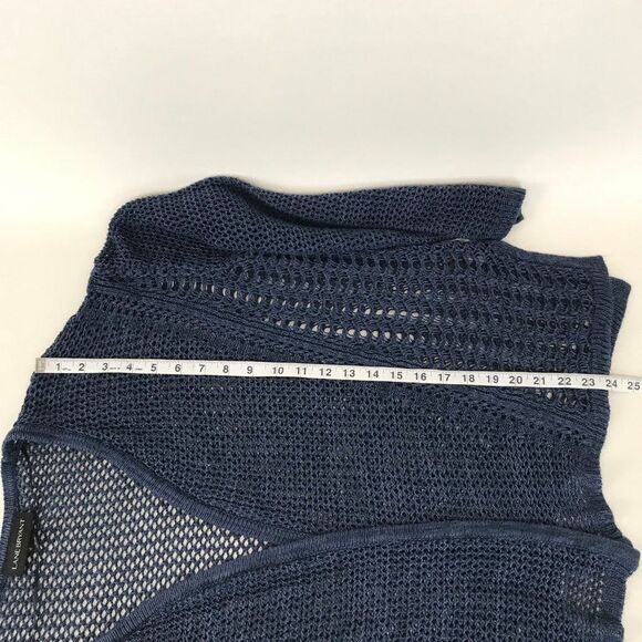 Lane Bryant Open Knit Cardigan Women’s Plus Size 14/16 Blue Stretch Long Sleeves - Picture 6 of 10
